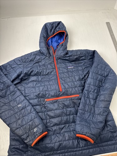 Herren Patagonia Nano Puff Bivy Pullover Gr. XL blau