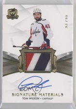 2020-21 Upper Deck The Cup Signature Materials /99 Tom Wilson #SP-TW Auto