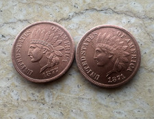 1871 1877 Indian Head Cent Penny Key Date Coin