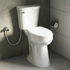 22" Tall Toilet With Elongated Comfort Bowl, 1.28 GPF Flush, 12" Rough-In