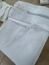 Pottery Barn Broadway Curtain, 50" x 84" Blackout White Set Of  2