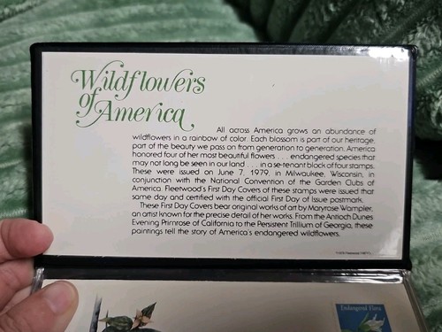 Fleetwood Wildflowers of America FDC #54874B 1979 in Booklet - Picture 2 of 8