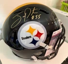 JOEY PORTER Autographed Signed Pittsburgh Steelers Full Size Replica Helmet JSA