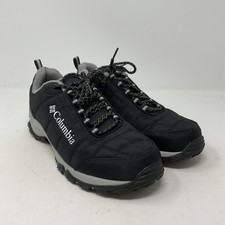 Columbia Firecamp Fleece III Zapatos para Mujer 9.5 Negro Senderismo Omni Agarre Con Cordones