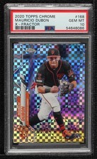 2020 Topps Chrome X-Fractor Mauricio Dubon #168 PSA 10 GEM MT 8d2