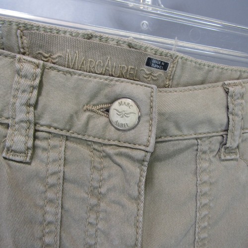 Marc Aurel Cargohose Damen Gr. 34 Stretch Fit Khaki Hellbraun Skinny Leg - Bild 3 von 8