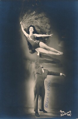 Dilia and Risco Abrobatic Dance Photo Photograph Signed KORUNA