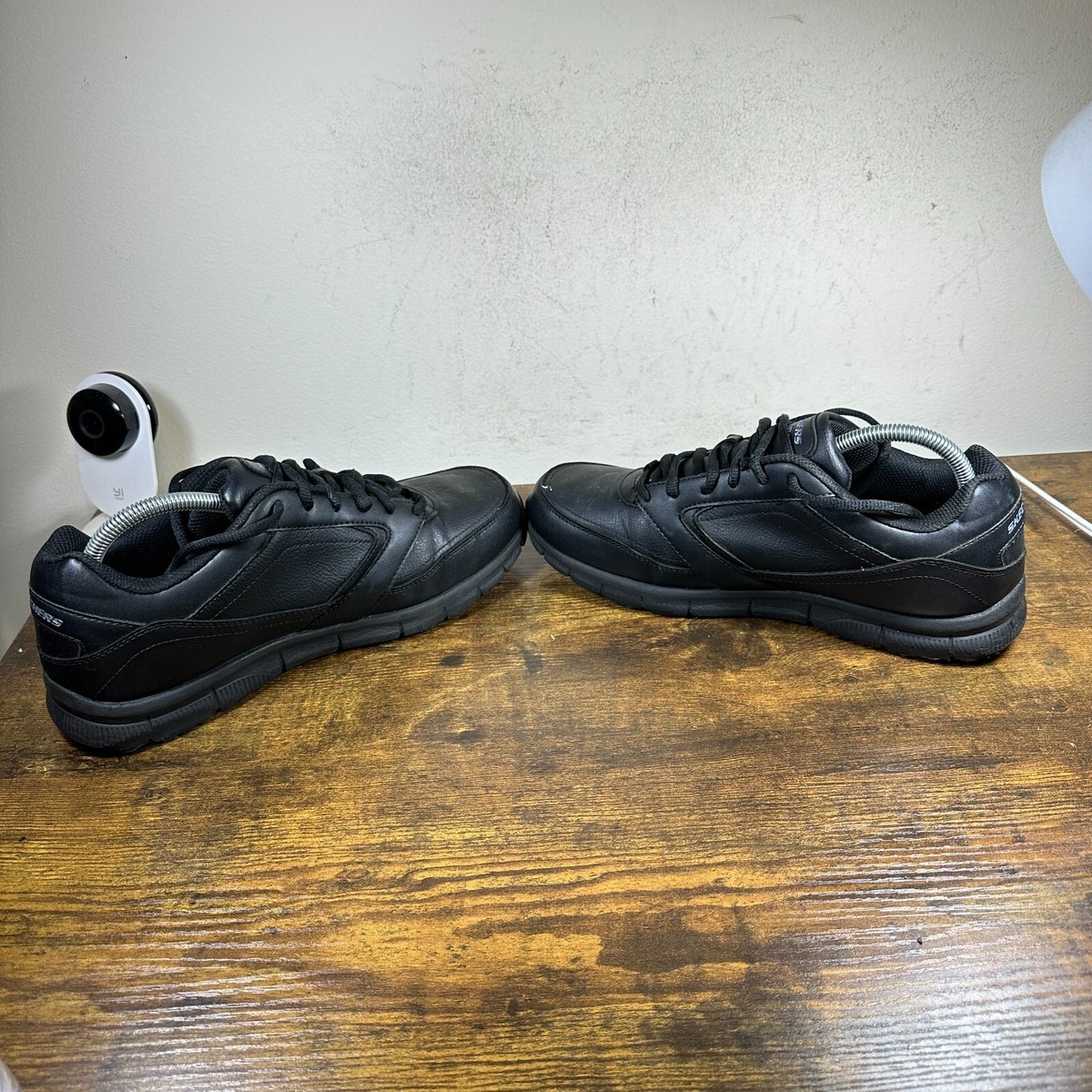 靴 S Skechers Work Slip Resistant Nampa Black 77156 Shoes