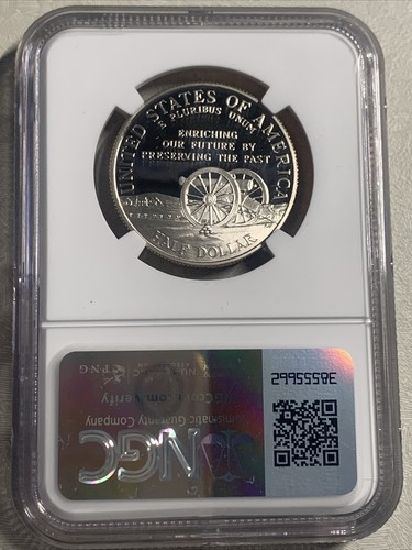 1995S-Civil War Battlefields- Commemorative Half Dollar- NGC- PF70 Ultra Cameo - Picture 2 of 2