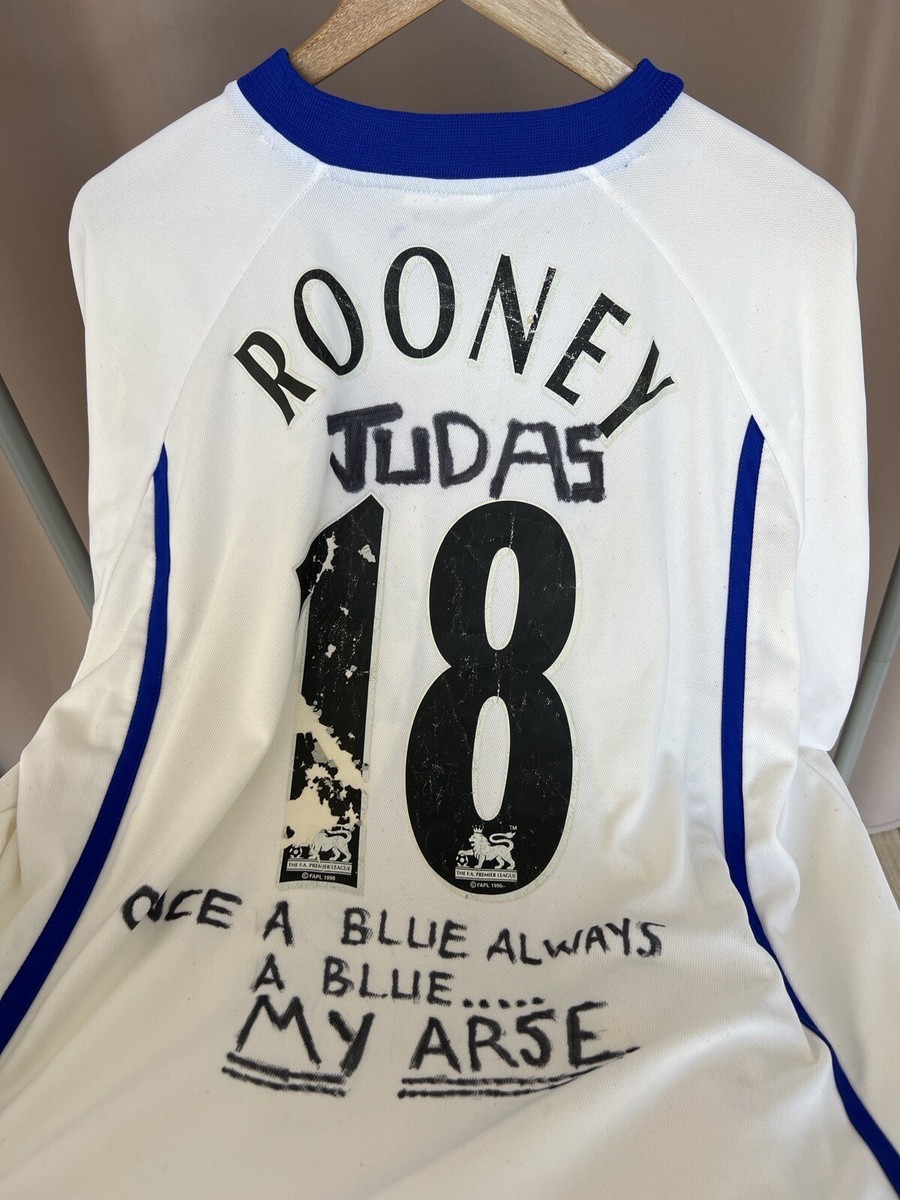 FC Everton Home Football Shirt Rooney 2002/2003 Rare Jersey