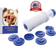 Maquina Para Hacer Churros Caseros Churrera Manual Churro Con Recetario Facil