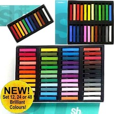 12 24 or 48 Colours SHINHAN ART Artists Soft Square Pastels Set Full Stick Chalk