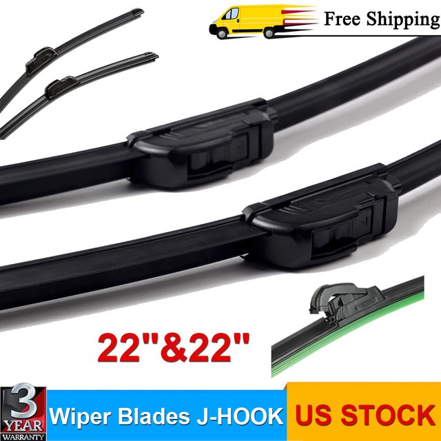 22" & 22" Inch Beam Windshield Wiper Blades Ford F150 F250 F350 F450