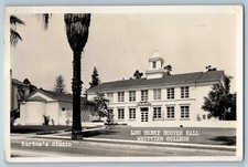 1950 Lou Henry Hoover Hall Whittier College Whittier CA RPPC Photo Postcard