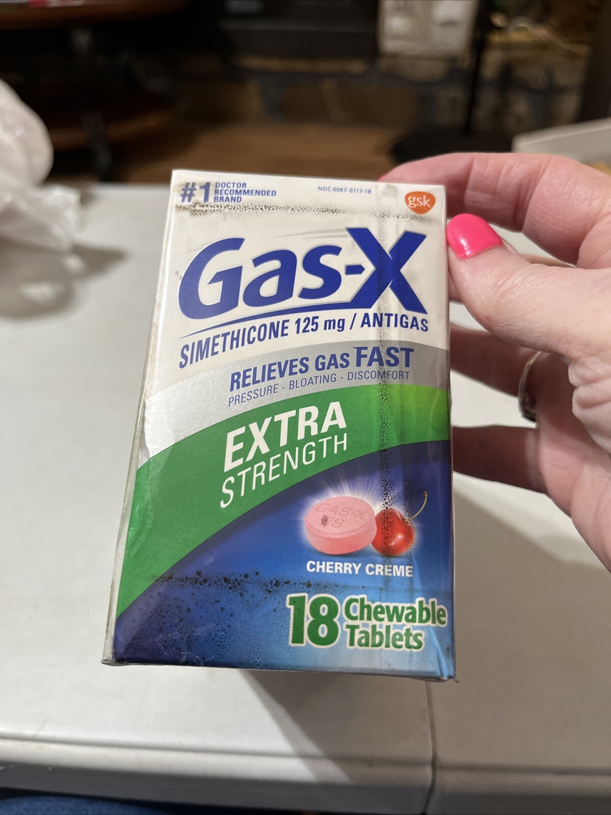 Gas-X (6) Extra Strength Chewable Gas Relief 18 Tabs Ea w/Simethicone 125mg 2/27