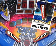 Twilight Zone Flipper Bat Topper MOD per flipper Bally Twilight Zone