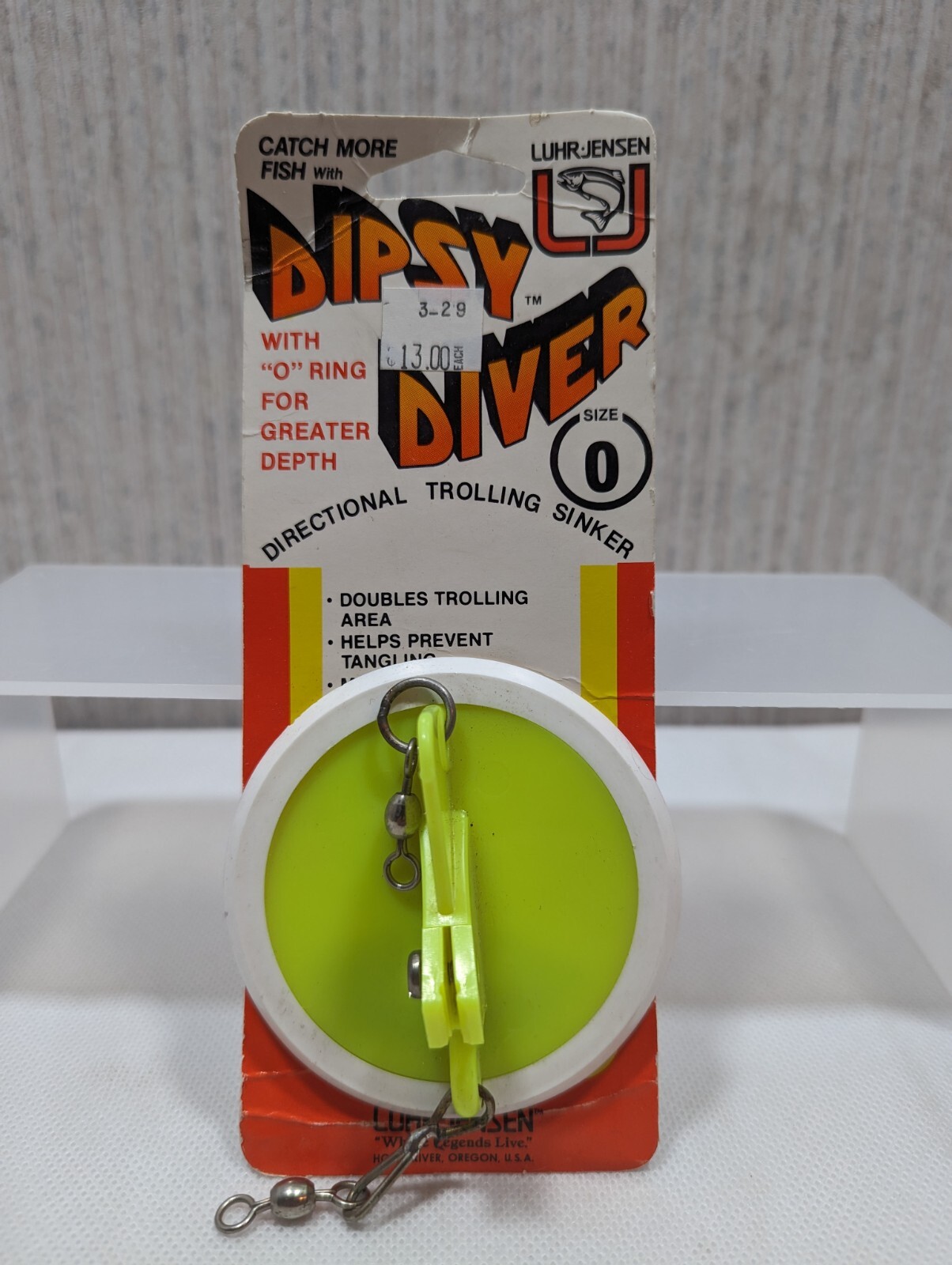 Lot of 2 Luhr Jensen Dipsy Diver Size 0 Adjustable Directional