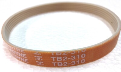 Cinghia Per Affettatrice Megadyne Cinghia Di Ricambio Per Affettatrice Modello TB2-310 - Cinghia 6 Coste, Colore Arancione, Made In Italy Abbacchiatore Pneumatico - Foto 7