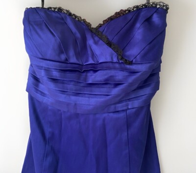 2B Bebe Sexy Mini Dress Y2K Purple With Lace Vintage 90s Size Small 2B Bebe Sexy Mini Dress Y2K Purple With Lace Vintage 90s Size Small