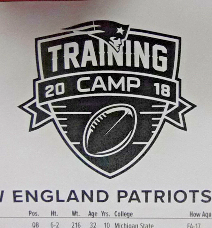 HOJA DE LISTA DE CAMPOS DE ENTRENAMIENTO PATRIOTAS 18/14/19 - ÚLTIMOS CAMPAMENTOS DE PRETEMPORADA DE BRADY/GRONK Foto 3 de 4