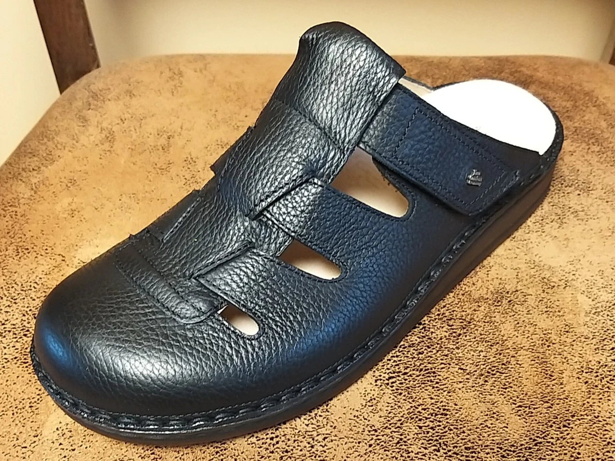 Finn Comfort Kairo Clog schwarz Bison Klett für geschwollene Füße ähnlich Amalfi