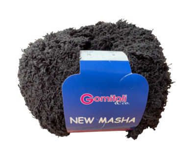 8 Knäuel - BBB Garn - New Masha - Farbe 76 schwarz