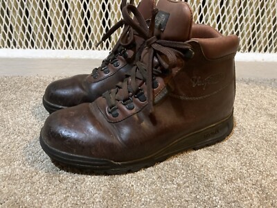 VTG Vasque sundowner Women SZ 8.5 or UK 6 brown leather hiking Boots Men's  US 7