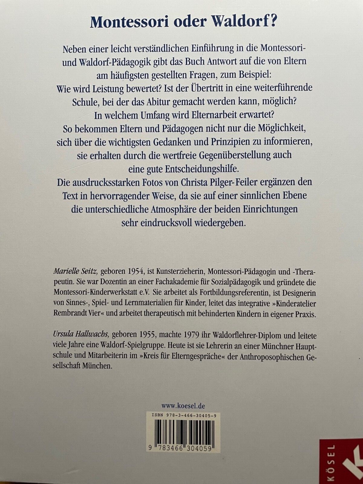 Thumbnail - Montessori Oder Waldorf? Orientierungsbuch Für Eltern Und Pädagogen.