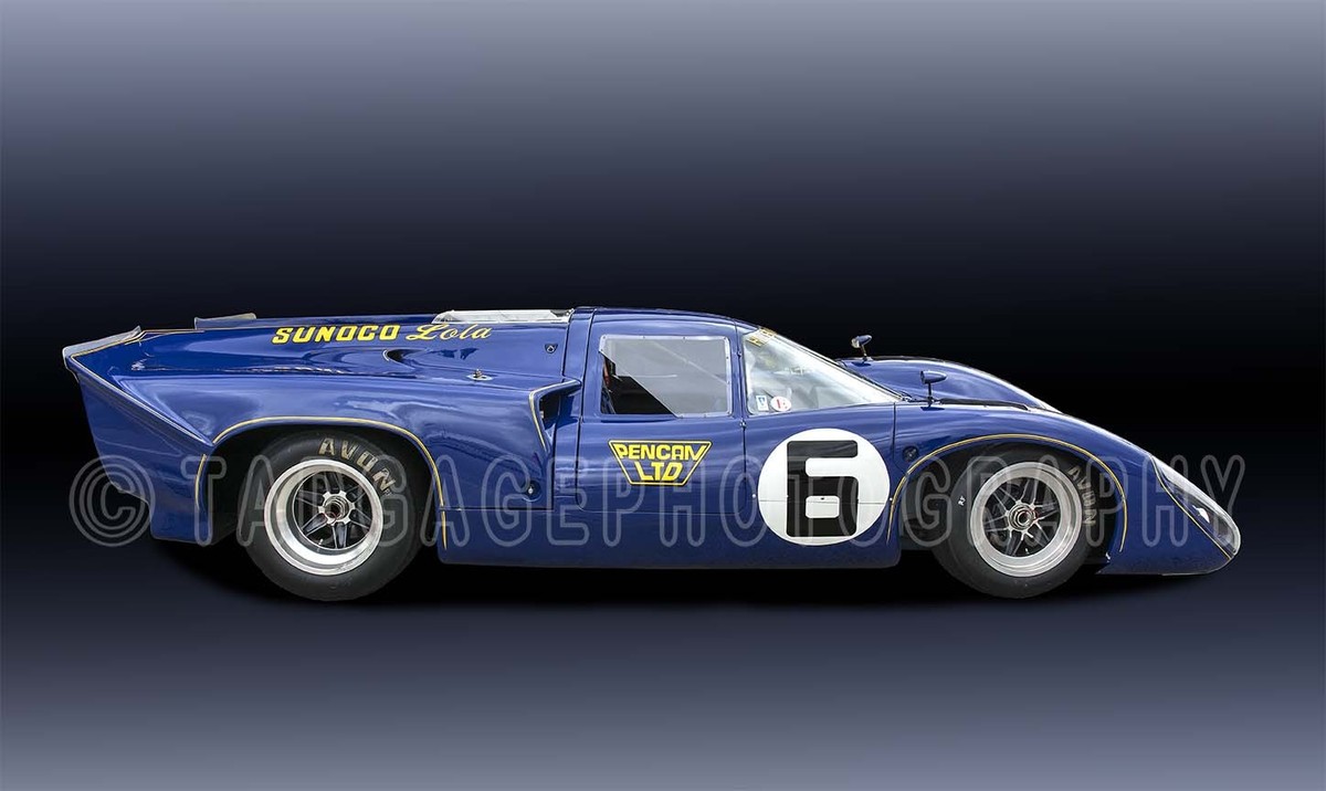 Sunoco Lola T70 MkIIIb Classic Race Car Photo CA-1528 | eBay
