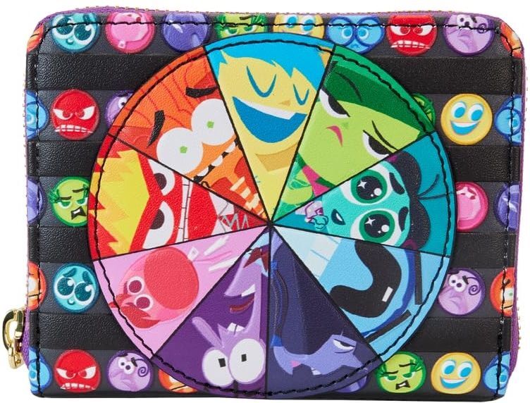 Merchandising Disney: Loungefly - Inside Out 2 Core Memories Zip Around Wallet