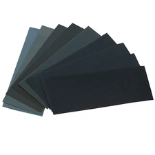 HSYMQ 24PCS Sand Paper Variety Pack Sandpaper 12 Grits Assorted for Wood Metal S