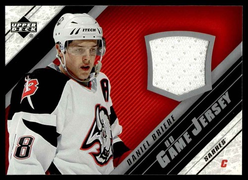 2005-06 Upper Deck UD Game Jersey Daniel Briere Buffalo Sabres #J-DB