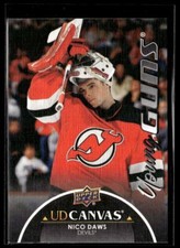 2021-22 Upper Deck Black Canvas Young Guns Nico Daws New Jersey Devils #C370