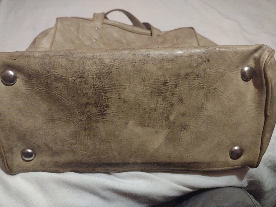 NIKE Bag Vintage 70s 80s Travelite PVC Luggage RARE Suitcase Overnite - Image 4 of 4