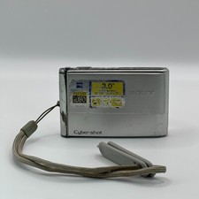 Sony Cyber-shot DSC-T77 10.1MP Digital Camera - Silver - FOR PARTS