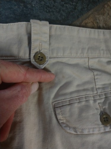 Polo Ralph Lauren Linen Pants Slacks Cotton Military Cargo Tactical 38" X 30" - Picture 6 of 8