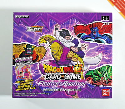Dragon Ball Fighter's Ambition Sealed Booster Box 2022 English