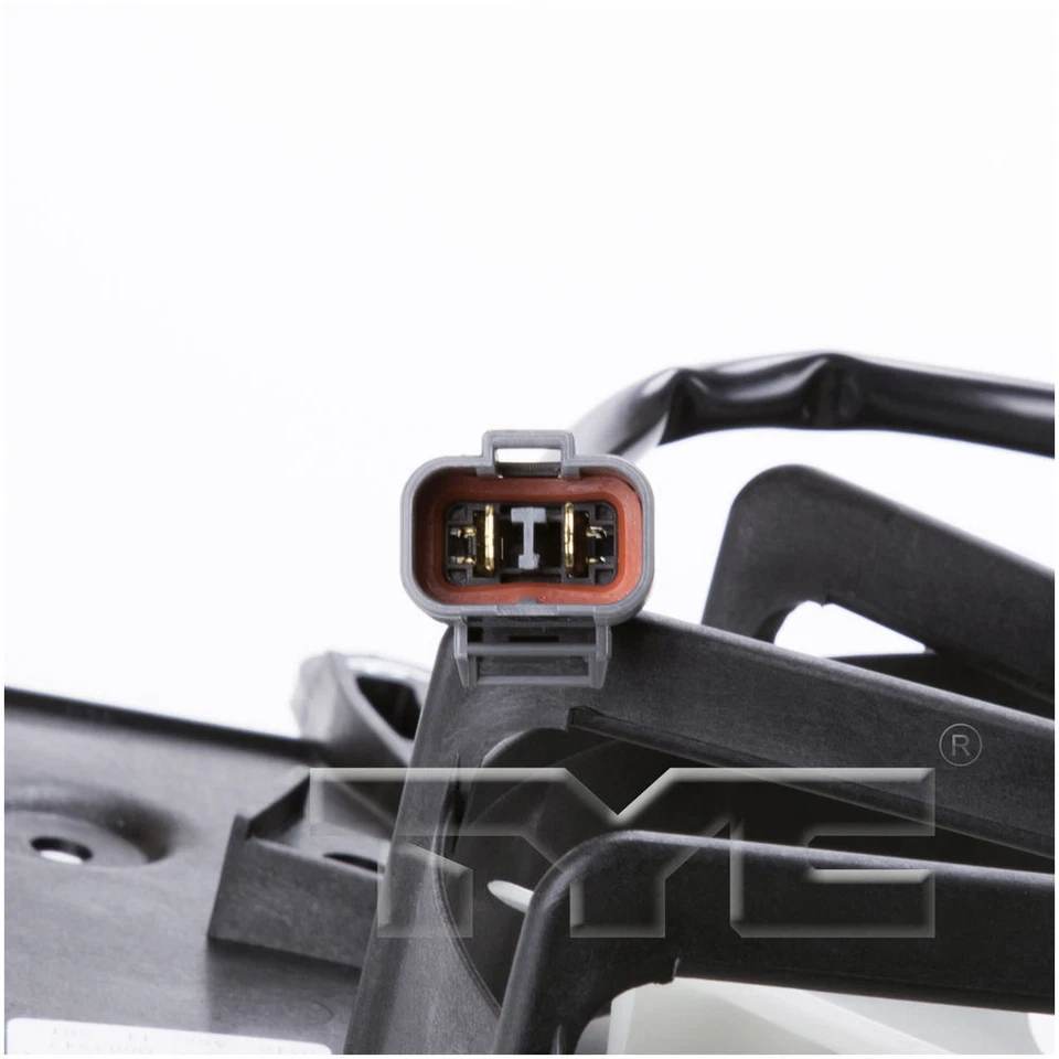 Dual Radiator and Condenser Fan Assembly TYC 621580 fits 2003 Honda Accord - Image 3 of 4