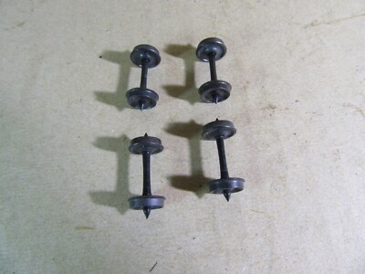 410x Vintage Kadee USA 4 Achsen + 8 Räder Metall Abstand 15mm Ho 1:87