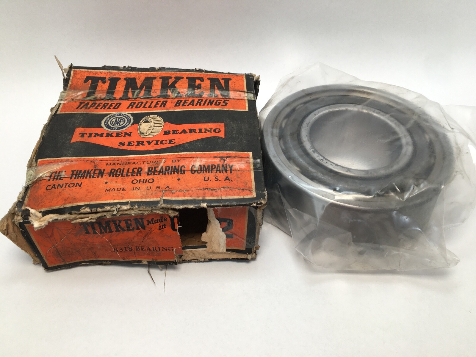 Timken 8318 Bearing 90mm x 190mm x 2-7/8 Inch 5318 3318 Made in USA