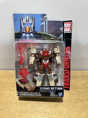 Transformers Titans Return Deluxe Stylor & Chromedome Sealed MOSC Quake & Chasm