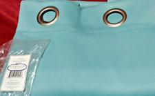 Sateen, Sapphire Teal, Blackout Grommet Pair 52" x 108" Exclusive Home