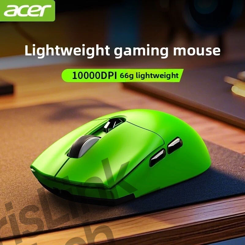 Acer 2.4G Wireless Bluetooth Tri-Mode Lightweight Gaming Mouse 10000DPI - Image 2 of 4