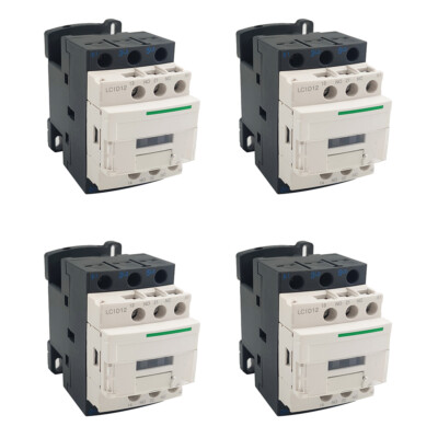 4PCS LC1D12U7 Contactor 240V coil AC 3P 12A replace Schneider contactor LC1D12U7