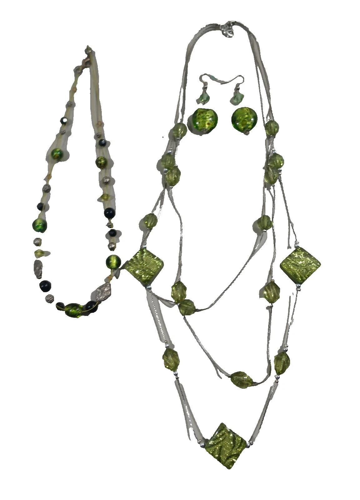 Juegos de joyas de moda de acero quirúrgico de resina