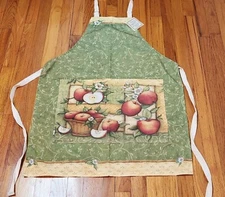 Kay- Dee Designs Apple Print Apron New  