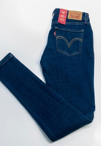Levi’s 535 Blue Ripped Super Skinny Jeans - Picture 6 of 9
