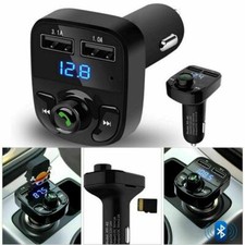 Car Kit Handsfree Wireless Bluetooth FM Transmitter LCD MP3 Player USB Charger