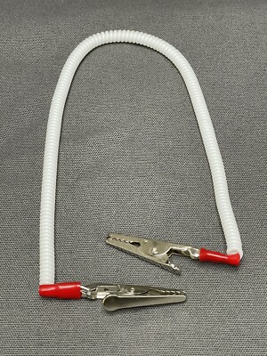 50 Pcs Dental Patient Bib Clips Napkin Holder Flexible Coil Ball White 16 