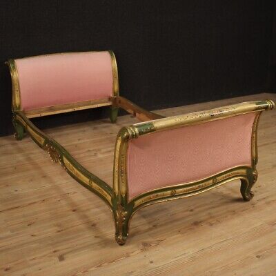 Buy Venetian Bed Furniture Sofa In Lacquered Painted Wood Antique Style Bedroom 900